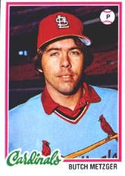 1978 Topps Baseball Cards      431     Butch Metzger